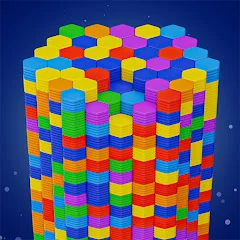 Hexagon Block Sort